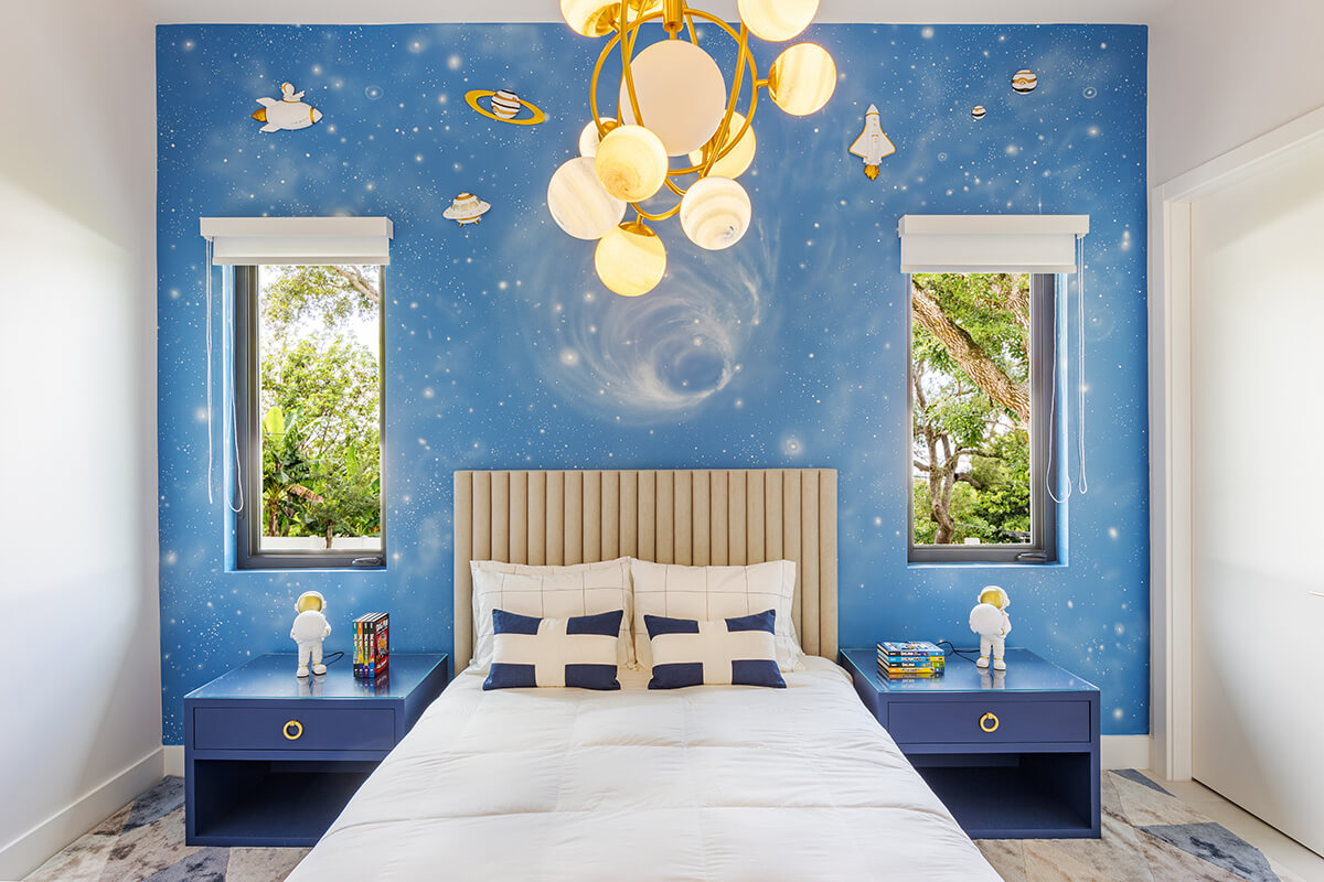 Maite Granda — Interstellar Space-Themed Children's Suite with Celestial Lighting
