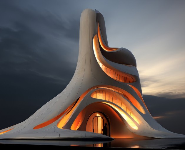 HUP Architectural — Curvilinear Landmark Tower