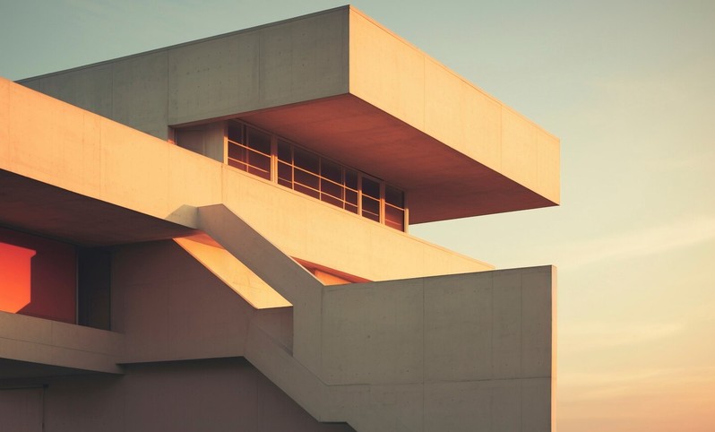 HUP Architectural — Cantilevered Geometric Volumes