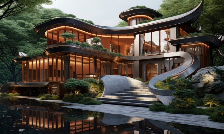 Tree Haus Architecture — Hillside Forest Villa