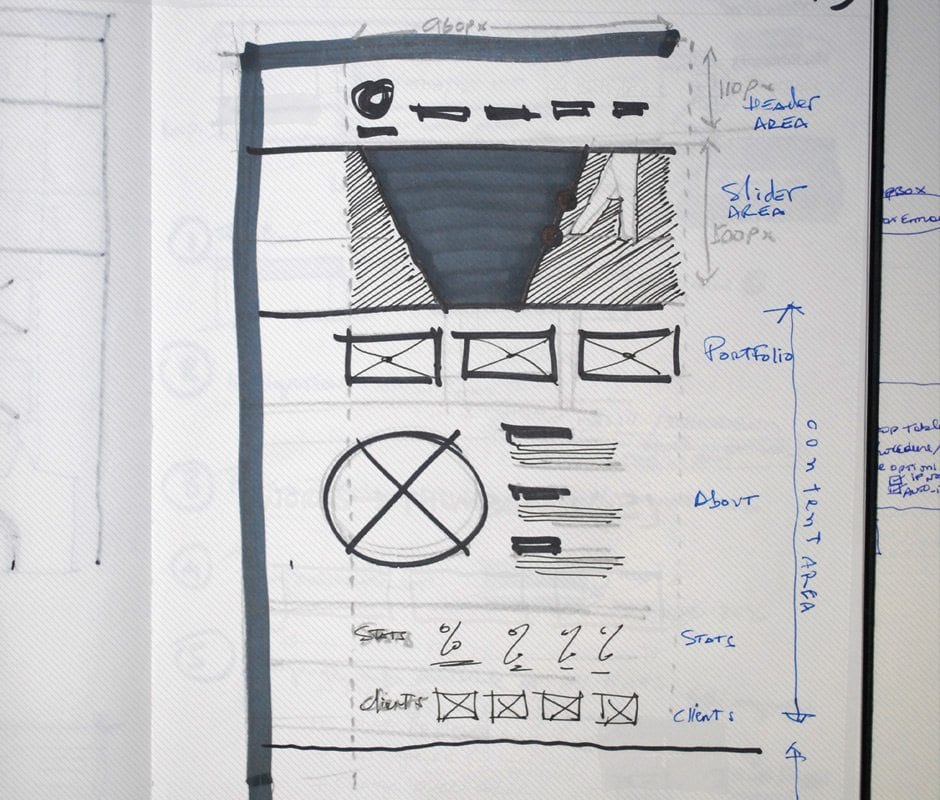 Britto Charette — Wireframe Schematics & Layout Blueprint 02