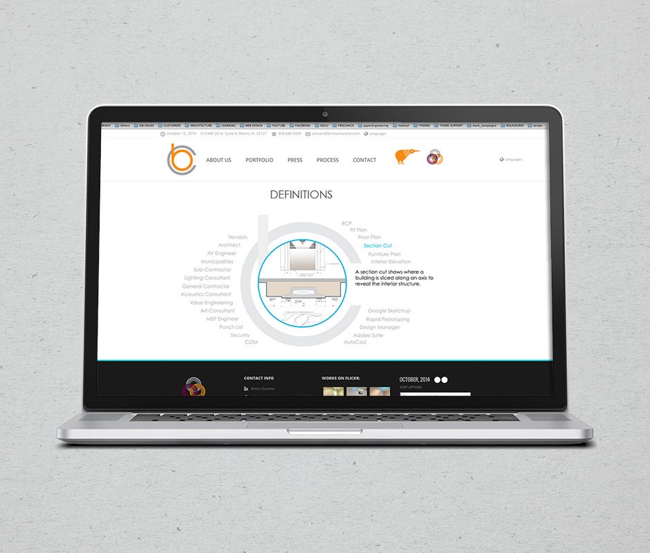 Britto Charette — Desktop Browser Interface & Brand Hub 08