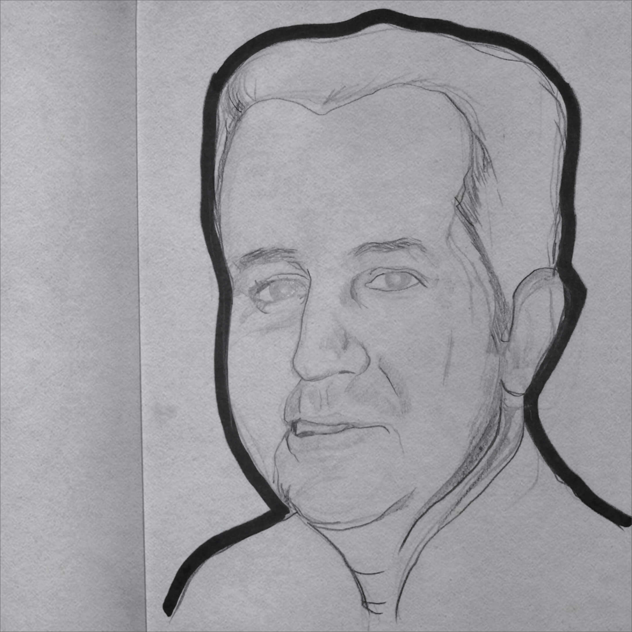 Drawing 07 — Classical Portrait Study